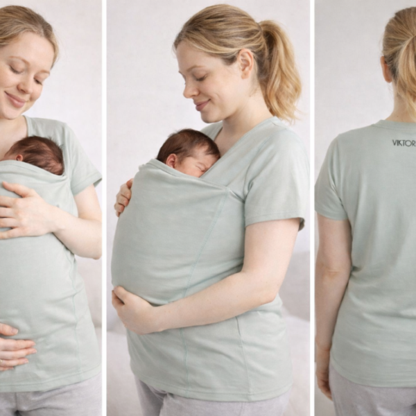 Taskuga t-särk Baby Pouch 2XL