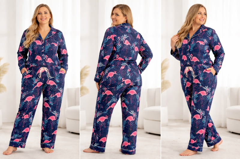 Koduriiete komplekt Flamingo Nights 2XL