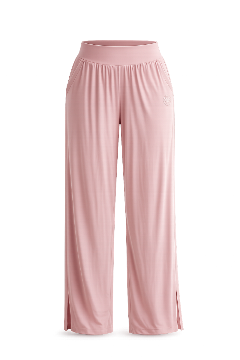 Preemium Lenzing™ modaalist vabaaja püksid Soft Flow Pink M-2XL - Pilt 2